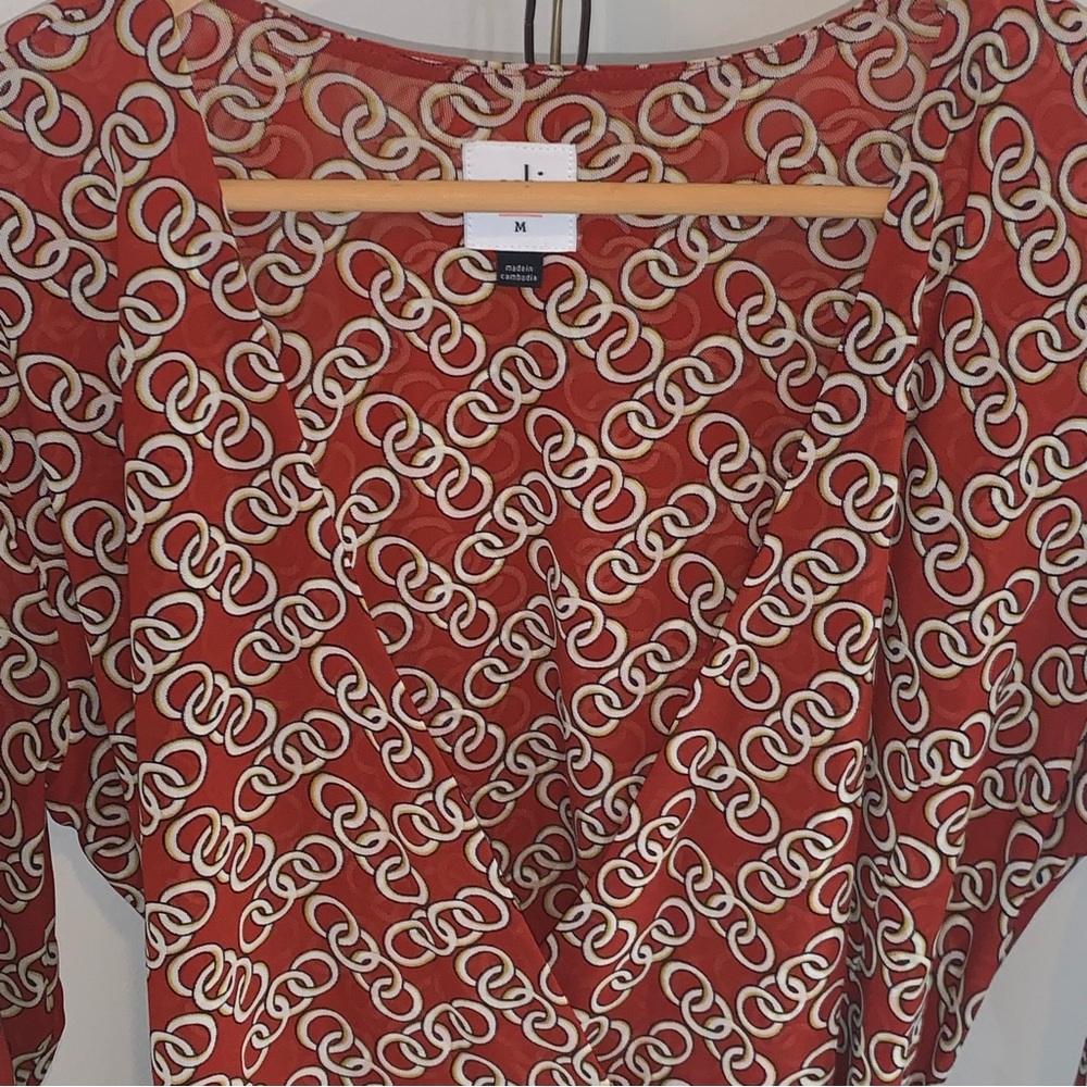 CAbi Ringleader Wrap Top - Picture 4 of 10